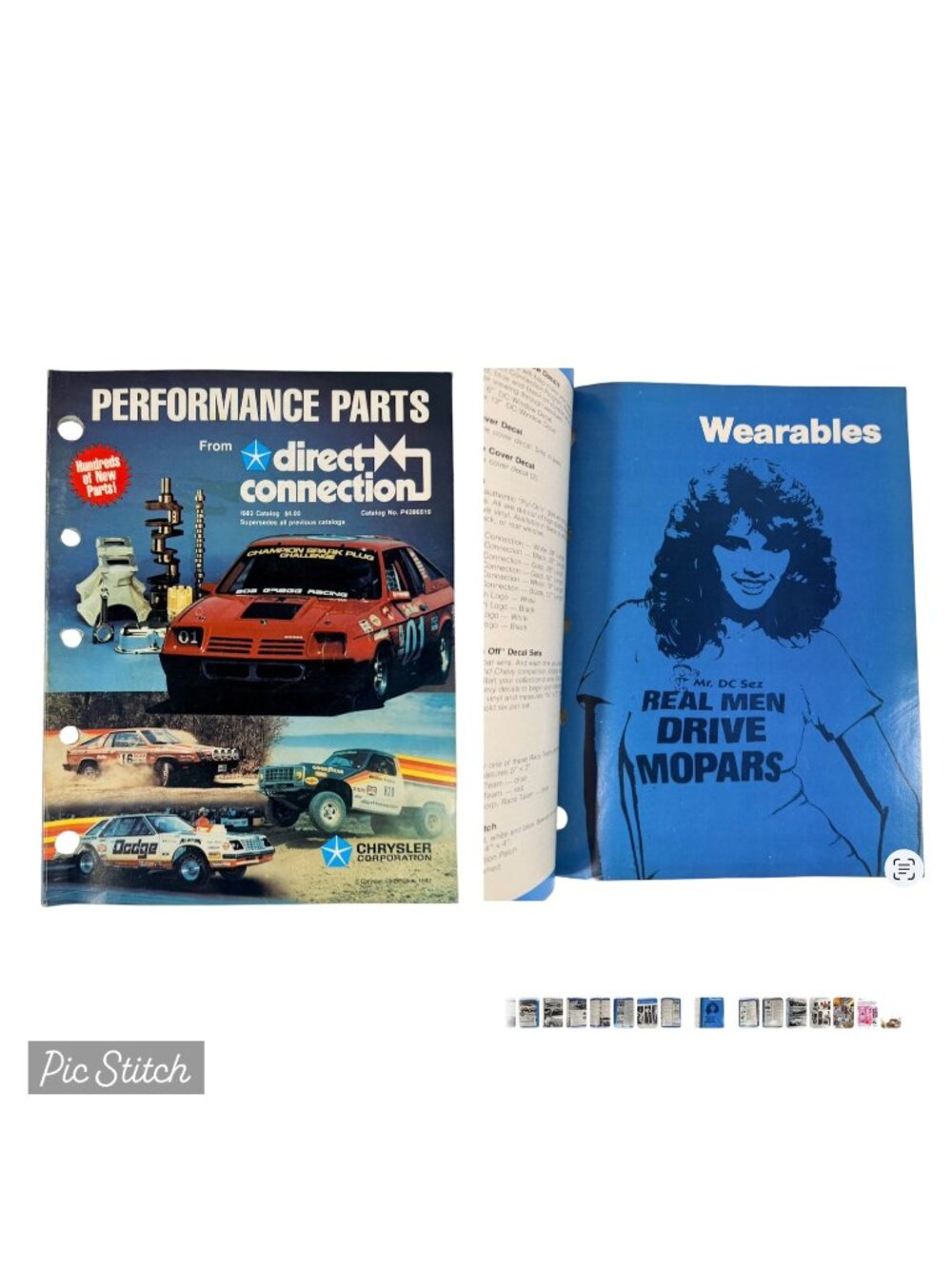 1983 Direct Connection Performance Parts Catalog Chrysler Racing Vintage Mopar P